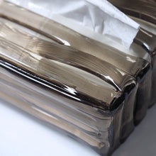 画像をギャラリービューアに読み込む, 露 -TSUYU- ティッシュケース ウェア すみ（グレー）｜ame（アメ）
