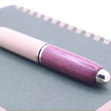 画像をギャラリービューアに読み込む, パープルハート×ナナミノキ　木軸シャーペン｜Wood Time Factory（ウッドタイムファクトリー）
