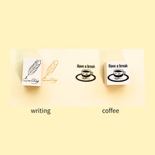 画像をギャラリービューアに読み込む, カリグラフィー文字入りスタンプ｜Dropouts（ドロップアウツ）

