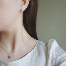 画像をギャラリービューアに読み込む, ペールブルー淡水パールピアス イヤリング｜SAKURA jewelry（サクラジュエリー）
