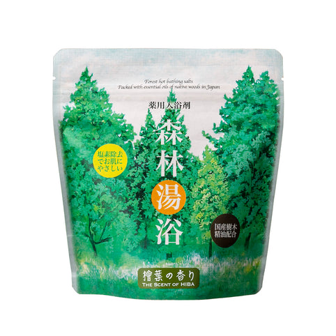 Healing Essence 森林湯浴　檜葉の香り　薬用入浴剤【無添加 お肌にやさしい】300ｇ 計量スプーン付き｜Healing Essence（ヒーリングエッセンス）｜Healing Essence（ヒーリングエッセンス）