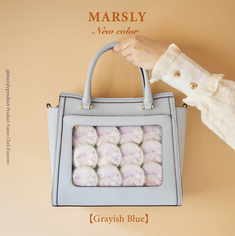 MARSLY フラップバッグ（grayish blue）｜MARSLY（マーズリー）