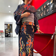 画像をギャラリービューアに読み込む, 洗える着物 帯 2点セット【鳳凰】山崎大輝デザイン｜KUTANI×KIMONO（クタニキモノ）
