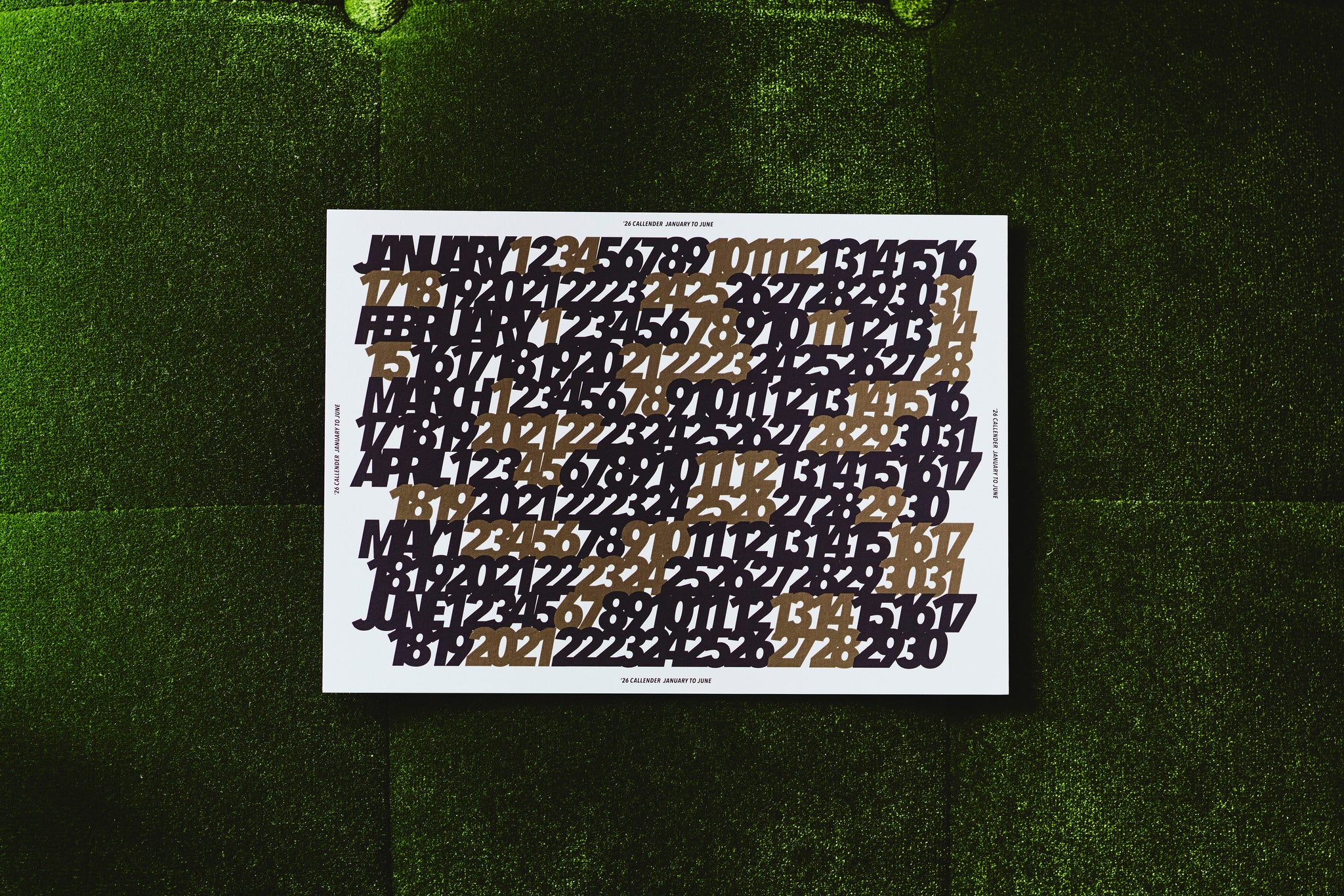 2026 デスクカレンダー｜NUDE LAMP（ヌードランプ） – CHOOSEBASE SHIBUYA