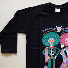 画像をギャラリービューアに読み込む, VIVA LOS MUERTOS ラグランTシャツ｜ATELIER DOKURO（アトリエドクロ）
