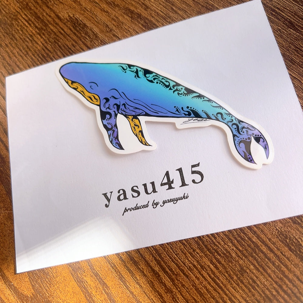 マイペースなクジラ［sticker］｜yasu415（ヤス　ヨンイチゴ）