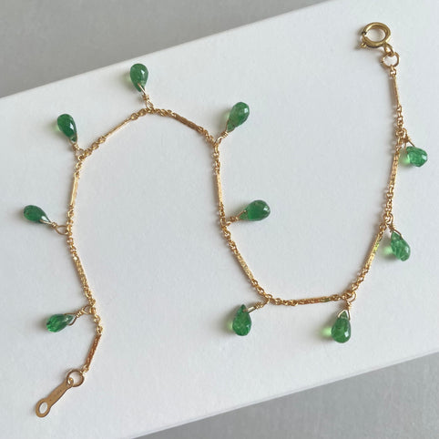 Na Lumière ツァボライトのブレスレット｜Na Lumière                                                                                                （ナ　ルミエール）