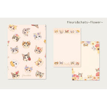 画像をギャラリービューアに読み込む, メモパッド fleurs&amp;chats｜とことこサーカス
