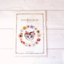 画像をギャラリービューアに読み込む, A5クリアファイル 「fleurs&amp;chats」｜とことこサーカス
