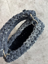 画像をギャラリービューアに読み込む, ANGLE DENIM BAG / midnight blue｜GONGON.crochet（ゴンゴンクロシェ）
