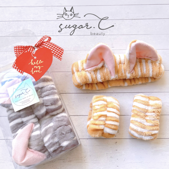ネコ耳ヘアバンド&リストバンドセット｜sugar.C beauty（シュガーシービューティー）