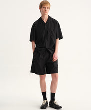画像をギャラリービューアに読み込む, Shadow Stripe Open-Collar Short-Sleeve Shirt (POPUP 限定)｜MODE COMMUTER（モードコミューター）
