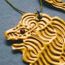 画像をギャラリービューアに読み込む, Metal Embossed Ornament - Lion -｜SZIAOREO ARTWORKS（シアオレオアートワークス）
