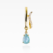 画像をギャラリービューアに読み込む, 色が変わる宝石イヤーカフ　アポロパリオス「陽光の祝福」　12mm×8mm｜atelier ShowKer（アトリエショーカー）
