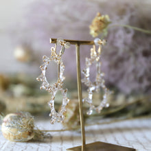 画像をギャラリービューアに読み込む, crown of baby&#39;s breath -mini double- (white/gold)（ピアス/イヤリング）｜FT2 works（エフティーツーワークス）｜FT2 works（エフティーツーワークス）
