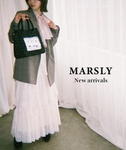 画像をギャラリービューアに読み込む, ツイードフラップバッグ（Black）｜MARSLY（マーズリー）
