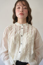 画像をギャラリービューアに読み込む, frill sheer blouse｜Mistletoe（ミソルト）
