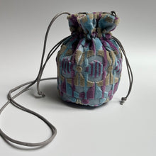 画像をギャラリービューアに読み込む, 【金華山織物】丸底巾着ミニショルダー幾何学｜coccole（コッコレ）｜coccole（コッコレ）
