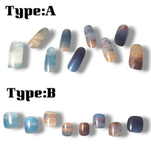 画像をギャラリービューアに読み込む, サイズの選べる半硬化ジェルネイルシール【Gel Nail Stickers 002 Sunset × Sunrise】｜ENCHANT（エンチャント）
