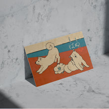 画像をギャラリービューアに読み込む, お部屋に小さなアートを。柴犬アートなポストカード【4枚セット】｜yoshie moriuchi ARTWORKS（ヨシエモリウチアートワークス）
