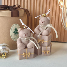 画像をギャラリービューアに読み込む, X&#39;mas present bear  candle set｜ANCLED（アンクレッド）
