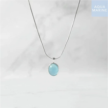 画像をギャラリービューアに読み込む, アクアマリン ペンダント ネックレス（シルバー925）｜SMUK（スムーク）
