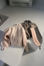 画像をギャラリービューアに読み込む, stripe zip Knit｜Mistletoe（ミソルト）
