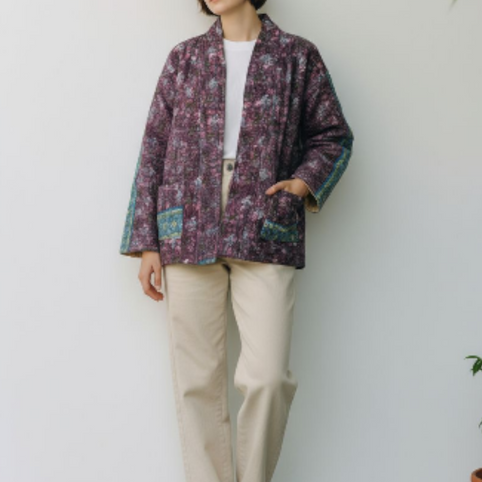 ananyaﾕｲｲﾂﾑﾆ "bohemian floral"  vintage kantha jacket/ヴィンテージカンタジャケット｜ananyaﾕｲｲﾂﾑﾆ（アナンヤユイイツムニ）