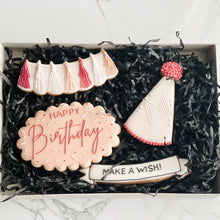 画像をギャラリービューアに読み込む, BIRTHDAY BOX PINK｜INSPIRE COOKIES （インスパイアクッキーズ）
