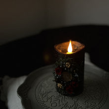 画像をギャラリービューアに読み込む, プレミアムフラワーアートキャンドル オーバルエンブレムB｜ciel bleu（シエルブルー）
