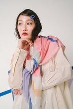 画像をギャラリービューアに読み込む, '極細コットン播州織ストール　Mサイズ　col:コーラル(CRL)｜POLS（ポルス）｜POLS（ポルス）
