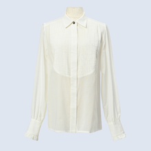 画像をギャラリービューアに読み込む, コットンボイル タキシードシャツ｜actrhea（アクトレイア）
