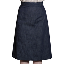 画像をギャラリービューアに読み込む, バッスルティアード デニムスカート｜actrhea（アクトレイア）
