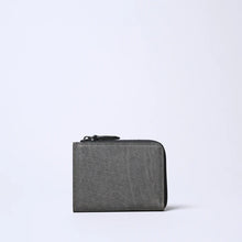 画像をギャラリービューアに読み込む, L zipper mini wallet sumi　Lファスナーミニ財布 墨染｜enrio（エンリオ）
