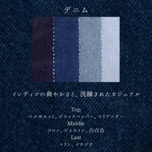 画像をギャラリービューアに読み込む, デニム【ファブリックシリーズ】｜薫り創作専門店Sokun（カオリソウサクセンモンテンソウクン）
