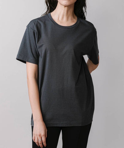  Curefilo　Unisex　クルーネック　Tシャツ　ネイビー　<W246-82005>｜SHIMEY.（シメイ）