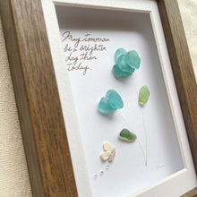 画像をギャラリービューアに読み込む, 明日が輝く1日でありますように【シーグラスアート】｜umihana（ウミハナ）
