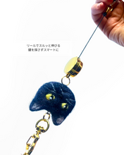 画像をギャラリービューアに読み込む, 羊毛フェルトの黒猫キーリール｜手作り｜たろじろ
