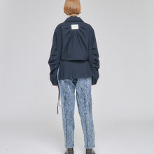 画像をギャラリービューアに読み込む, タック エッグシルエット ブルゾン｜Nora Lily elle（ノラリリーエル）
