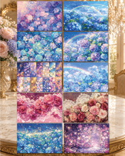 画像をギャラリービューアに読み込む, Floral Princess Hydrangea Melodyデザインペーパーブック｜nene_hope_heart（ネネホープハート）
