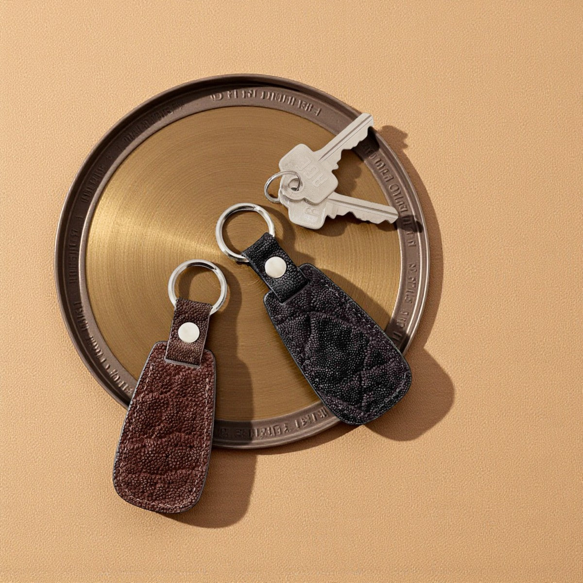 エレファントレザー ティアドロップ キーフォブ（キーリング）｜Samurai Craft（サムライクラフト）