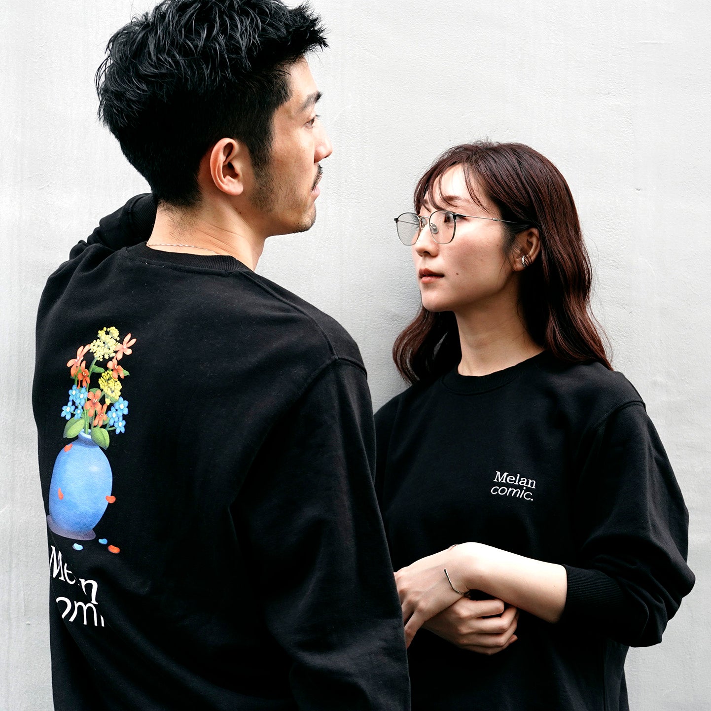 Art Sweat Shirt BLACK (50 editions ONLY)｜melancomic.（メランコミック）