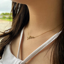 画像をギャラリービューアに読み込む, K18 ダイヤモンド ”Habibty” マイラブ （حبيبتي）Arabic Necklace｜KAYO &amp; Coco Jewelry（カヨアンドココジュエリー）
