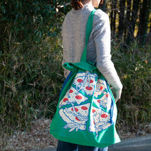 画像をギャラリービューアに読み込む, ビッグマルシェバッグ０3　グリーン｜DAILYCHOP DESIGN STORE（デイリーチョップデザインストア）
