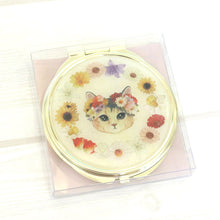 画像をギャラリービューアに読み込む, コンパクトミラー fleurs&amp;chats｜とことこサーカス
