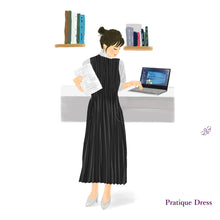 画像をギャラリービューアに読み込む, T-Prati 2　2Way 　Pratique Dress｜MONCOEUR（モンクール）
