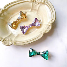 画像をギャラリービューアに読み込む, リボンのジュエルヘアクリップ｜sugar.C beauty（シュガーシービューティー）
