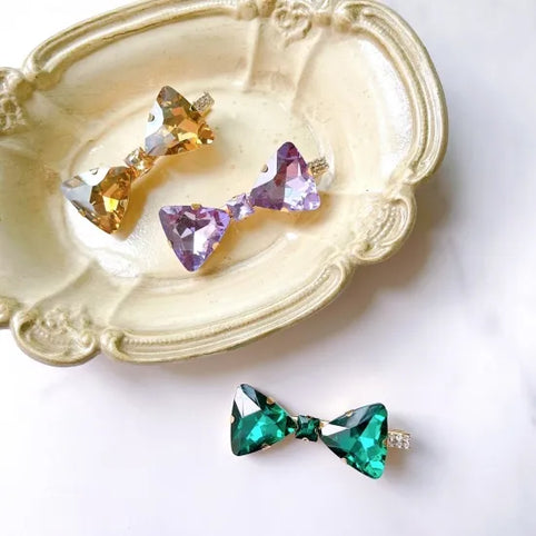 sugar.C beauty リボンのジュエルヘアクリップ｜sugar.C beauty（シュガーシービューティー）