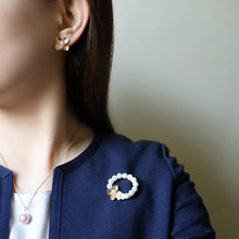 画像をギャラリービューアに読み込む, 【色が選べる】2way淡水パールフラワーピアス｜SAKURA jewelry（サクラジュエリー）
