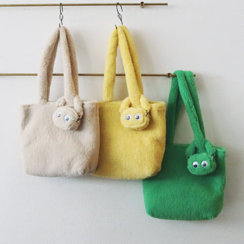 cache-cache 目玉ポーチ付ファートートバッグ｜cache-cache（カシュカシュ）